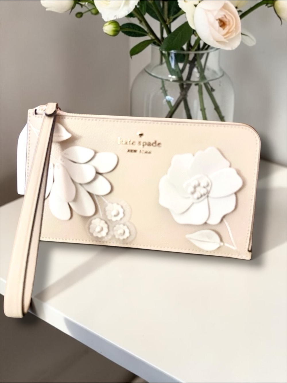 kate spade NEW All Day Tote in Milk Glass | Leather with Color Block MSRP $399 - Picture 7 of 16